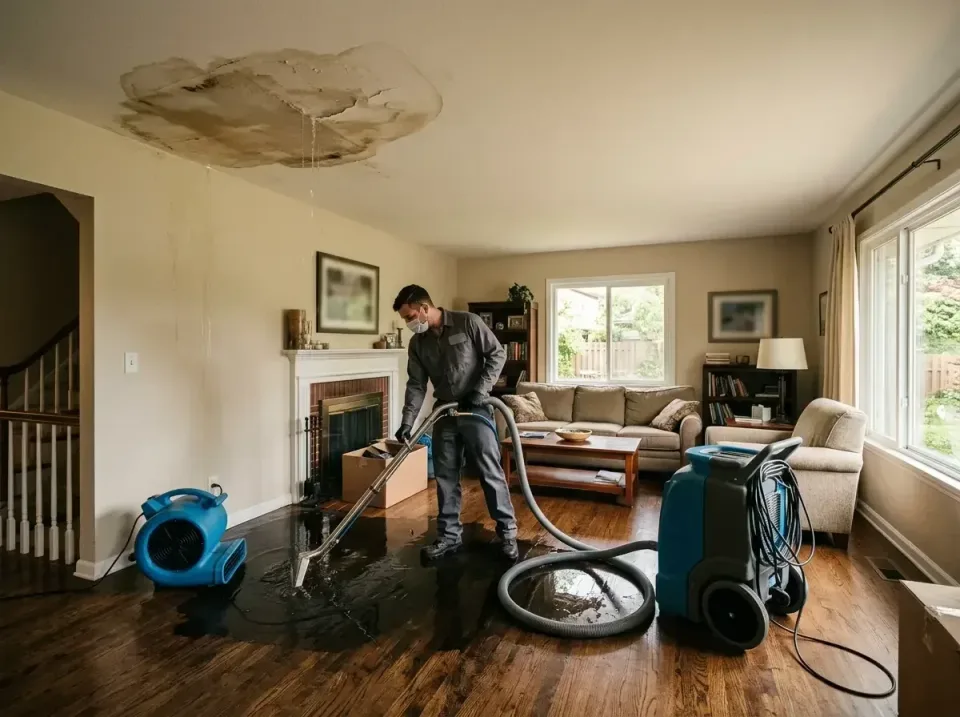 attic-pipe-burst-ceiling-drip-008 — frequently asked questions, Water Damage Restoration & Carpet Care in Independence, MO